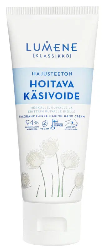 Lumene KLASSIKKO 无香型护理护手霜 100 ml｜Lumene KLASSIKKO Hajusteeton hoitava käsivoide 100 ml