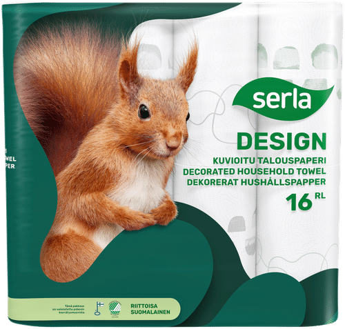 Serla Design 厨房纸巾 16卷 印花