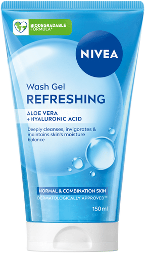 NIVEA 150毫升清爽洁面凝胶｜NIVEA 150ml Refreshing Wash Gel -puhdistusgeeli