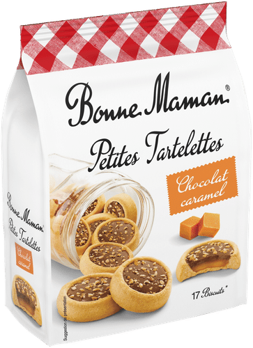 Bonne Maman Suklaa-karamellikeksitartaletit 250 G｜Bonne Maman 巧克力焦糖饼干挞 250 G