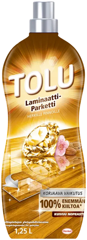 Tolu 1.25升复合地板-镶木地板清洁剂｜Tolu 1,25L Laminaatti-Parkettipuhdistusaine laminaatti ja parkettipinnoille