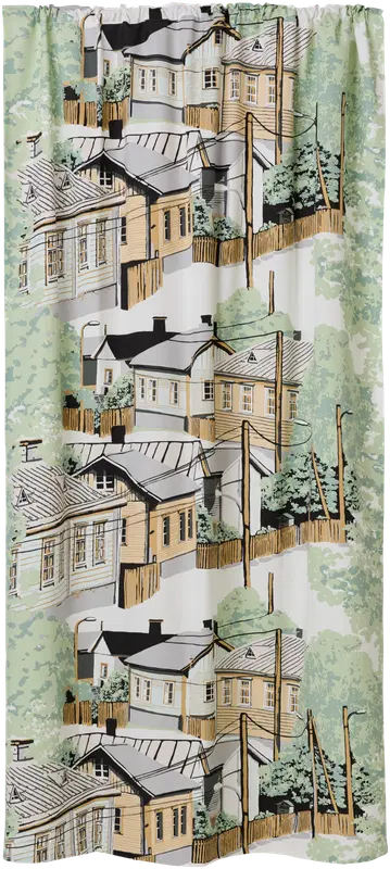 Vallila 侧帘 Naapurusto 140x250厘米薄荷色｜Vallila sivuverho Naapurusto 140x250 cm mint