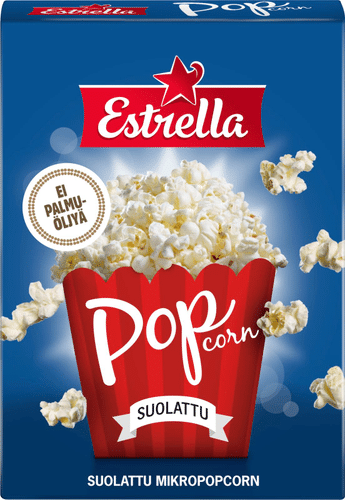 Estrella 微波爆米花 3包装 咸味 240g