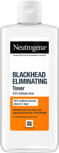 Neutrogena® Blackhead Eliminating Toner 0.5 % Salicylic Acid, kasvovesi 200 ml