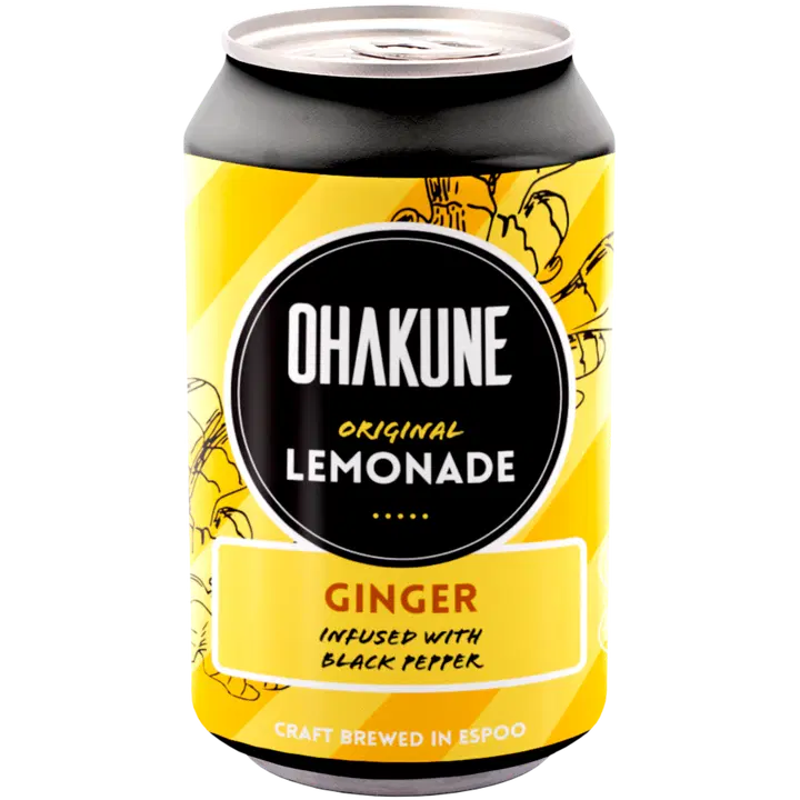 Ohakune Original Lemonade Ginger virvoitusjuoma 330ml｜Ohakune 原味柠檬水姜汽水 330ml