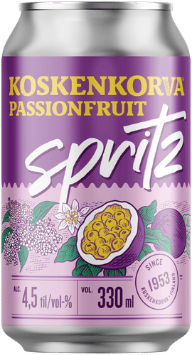 Koskenkorva 热情果烈滋 4.5% 330毫升罐装