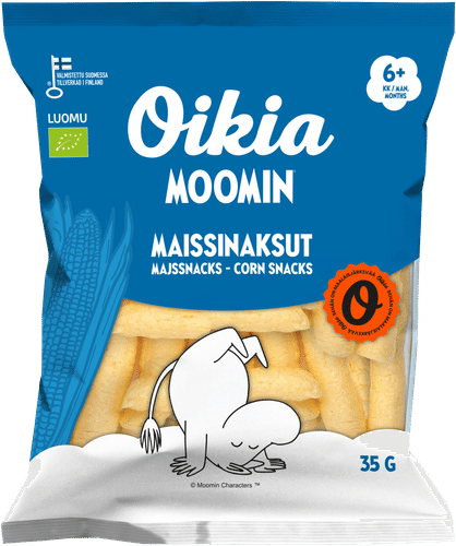 Oikia Moomin 有机玉米脆粒 原味 35g