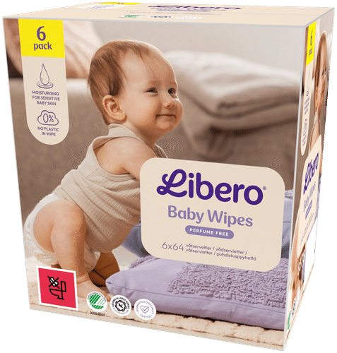Libero 清洁湿巾 384片 6包装