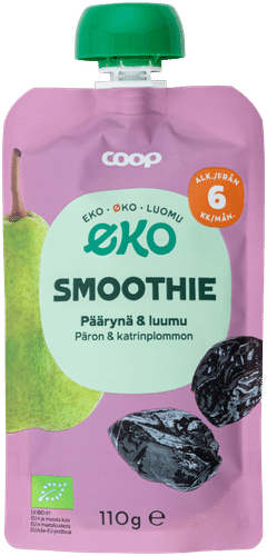 Coop 有机梨李果昔 110克 6个月