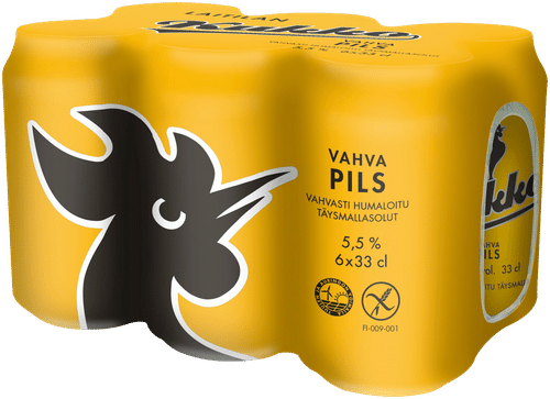 Laitilan Kukko 6 x Laitilan Kukko 高含量Pils 5.5% vol 0.33L 饮品