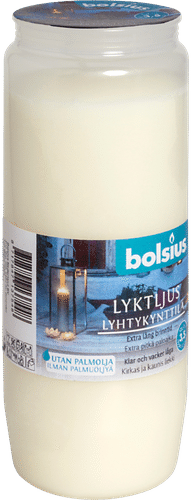 Bolsius 烛台蜡烛 3.5 白色｜Bolsius Lyhtykynttilä 3,5 Valkoinen