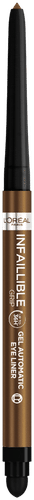L'Oréal Paris 恒久持色36小时凝胶自动眼线笔 012 青铜咖啡色 防水 5g