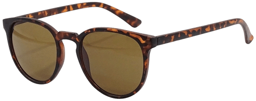 Eyeguard 中性圆形太阳镜 棕色