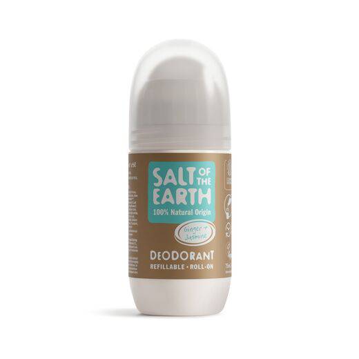 Salt of the Earth-生姜&茉莉滚珠止汗露 75 ml｜Salt of the Earth  - Inkivääri & Jasmiini Roll-On Deodorantti 75 ml