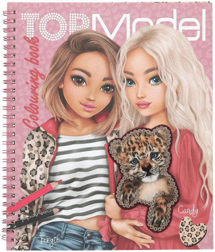 TOPModel Värityskirja paljeteilla LEOHEART
