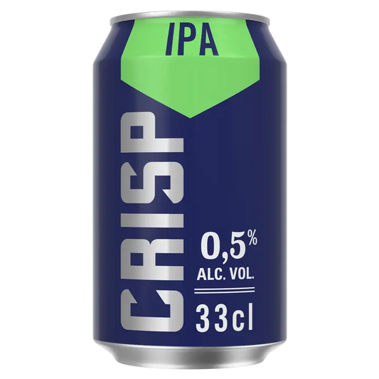 Crisp alkoholiton IPA olut 0,5 % tölkki 0,33 L｜Crisp 0度 IPA 饮料 0.5% 罐装 0,33 L