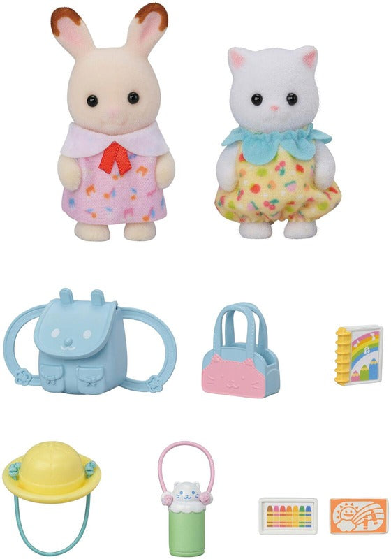 Sylvanian Families 伙伴散步｜Sylvanian Families Kaverukset kävelyllä