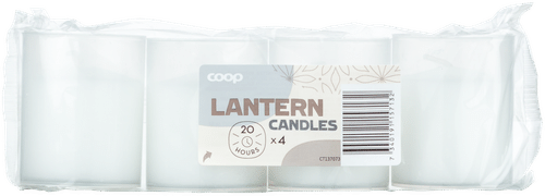 Coop 灯笼蜡烛4支20-24小时