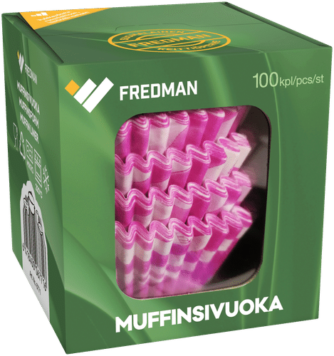 Fredman muffinsivuoka 100kpl