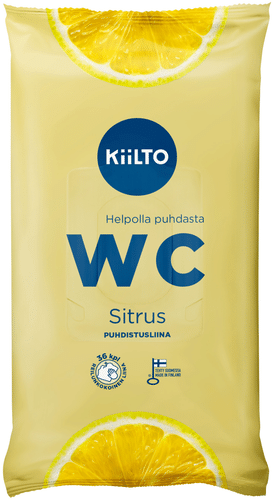 Kiilto 马桶清洁湿巾 柑橘香 36 kpl