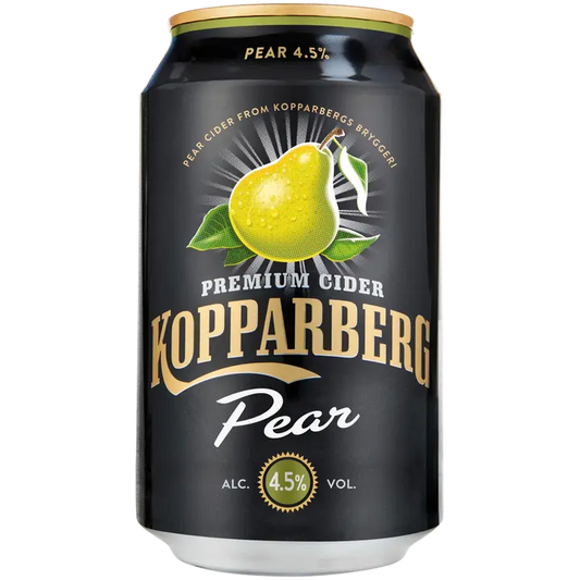Premium Cider Kopparberg Pear 4,5%, Päärynäsiideri tölkki 33cl｜Kopparberg 优质苹果饮品 Kopparberg 梨 4.5%，梨苹果饮品罐头 33cl