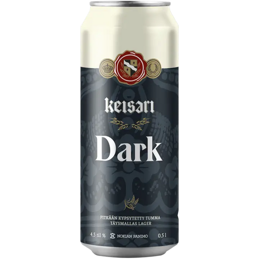 Keisari Dark olut 0,5l 4,5 til-% tölkki｜Keisari 黑饮料 0.5l 4.5 vol% 罐装