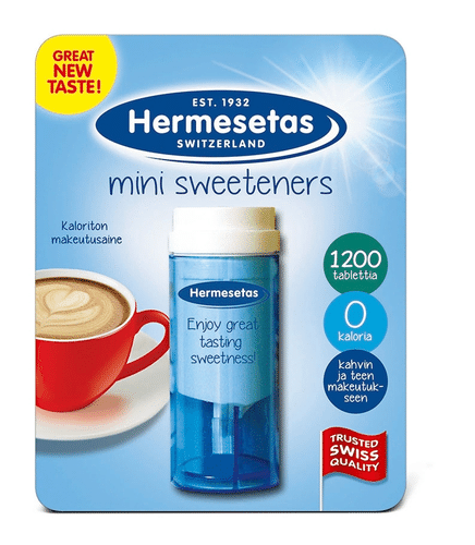 Hermesetas 1200kpl Mini Sweeteners pöytämakeutusainetabletti｜Hermesetas 1200粒 迷你甜味剂 餐桌甜味片