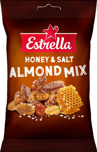 Estrella 蜂蜜盐杏仁混合 140g｜Estrella Honey & Salt Almond Mix 140g