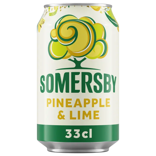 Somersby Pineapple Lime siideri 4,5% 0,33L tölkki｜Somersby 菠萝酸橙苹果饮品 4.5% 0.33L 罐装