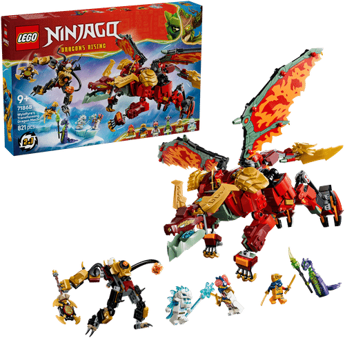 LEGO Ninjago LEGO® Ninjago 71868 怀尔德菲尔变形神龙机器人