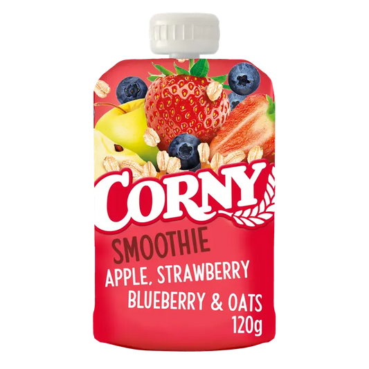 Corny Smoothie omena, mansikka, mustikka & kaura 120g｜Corny 苹果、草莓、蓝莓和燕麦冰沙 120g