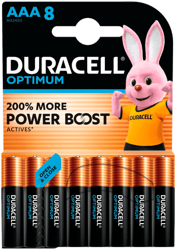 Duracell Optimum 电池 AAA 8KP