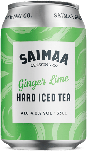 Saimaa 姜汁青柠硬冰茶 4.0% 330毫升罐装