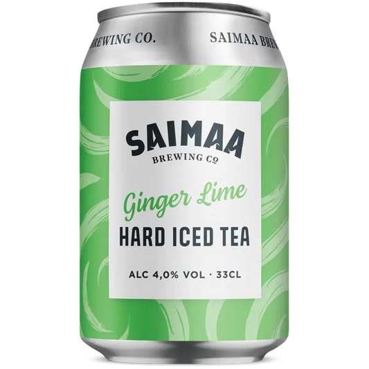 Saimaa Ginger Lime Hard Iced Tea 4,0% 0,33l tölkki｜Saimaa 生姜酸橙硬冰茶 4.0% 0.33l 罐装