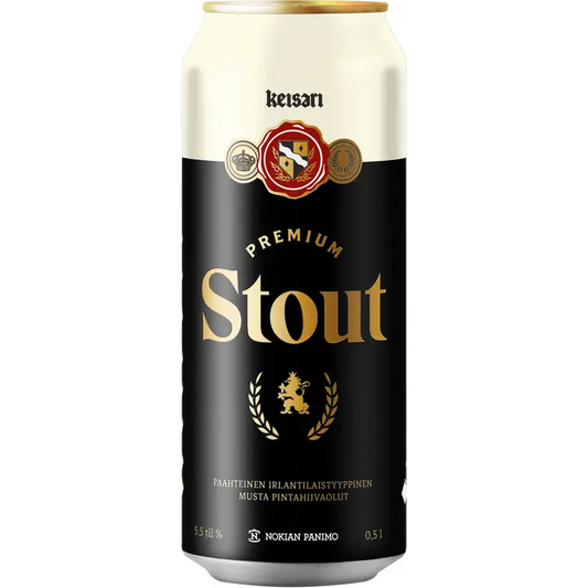 Keisari Stout 5,5 til-% 0,5l｜Keisari 黑饮料 5.5 vol% 0,5l