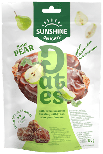 Sunshine Delights Sour pear dates 100g