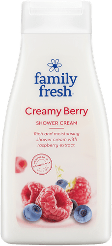 Family Fresh 奶油莓果沐浴露 500ml｜Family Fresh Creamy Berry shower cream suihkusaippua 500ml