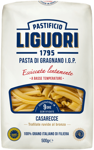 Liguori 卡萨雷切硬质小麦意面IGP 500g｜Liguori durumvehnäpasta Casarecce IGP 500g