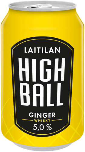 Laitilan Highball Ginger 5.0 vol% 0.33L 威士忌基姜味混合饮料精饮料