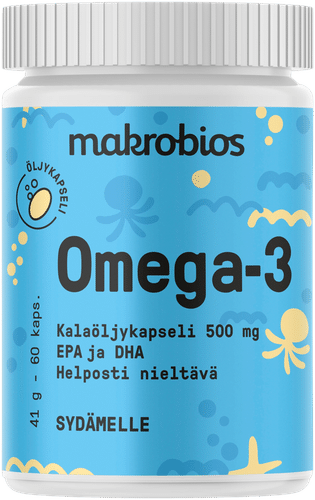 Makrobios Omega-3 60粒 41g｜Makrobios Omega-3 60 kaps 41g