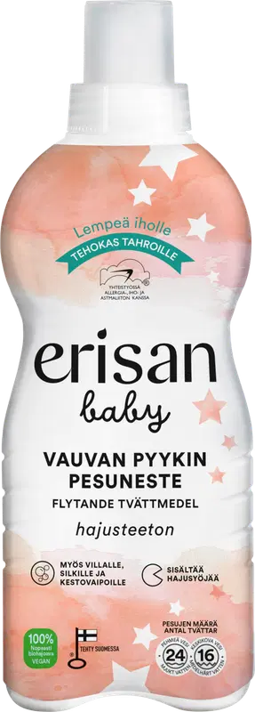 Erisan 无香型婴儿洗衣液 850 ml｜Erisan Hajusteeton  Baby Pyykinpesuneste 850 ml