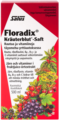 Salus Floradix 补铁维生素果汁草本提取液 500ml