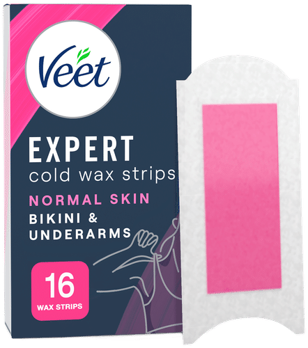 Veet Expert Kylmävahaliuskat Bikini&kainalo 16kpl