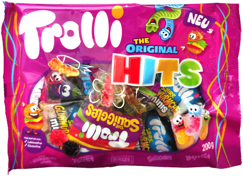 Trolli 原味Hits糖果混合装 200g｜Trolli Original Hits makeissekoitus 200g