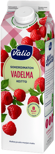 Valio vadelmakeitto 1 kg sokeroimaton｜Valio 覆盆子汤 1 公斤 不加糖