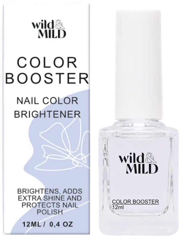 Wild&Mild 色彩增强指甲油提亮顶油N002 12 ml｜Wild&Mild Color Booster - Nail Color Brightener Top Coat N002 12 ml