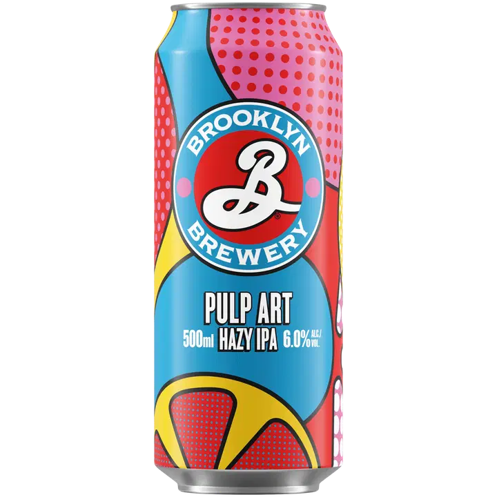 Brooklyn Pulp Art olut 6% tölkki 0,50L｜Brooklyn 纸浆艺术饮料 6% 罐装 0,50L