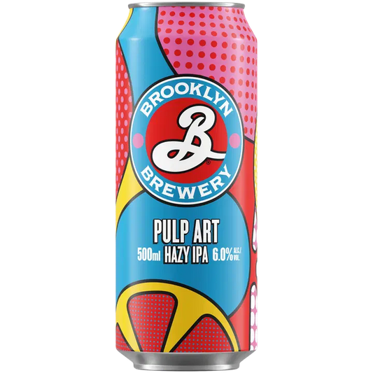 Brooklyn Pulp Art olut 6% tölkki 0,50L｜Brooklyn 纸浆艺术饮料 6% 罐装 0,50L