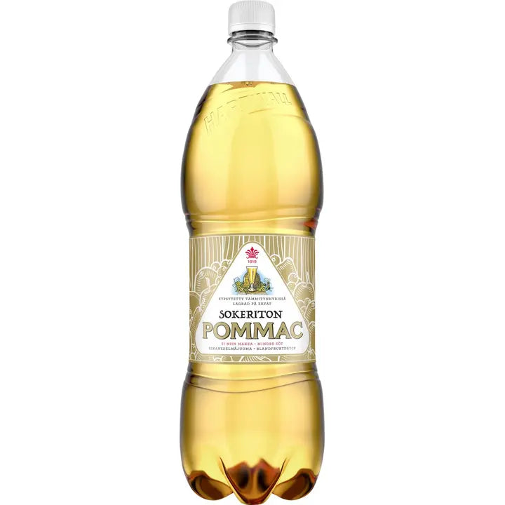 Pommac Sokeriton virvoitusjuoma 1,5 l｜Pommac 无糖软饮料 1,5 l