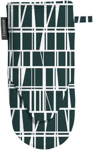 Finlayson Coronna隔热手套 15x30 深绿｜Finlayson patakinnas Coronna 15x30 t.vihreä
